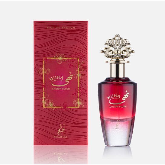 Khadlaj Ladies Nuha Cherry Blush EDP Spray 2.87 oz Fragrances - Luxurious Fragrance Available Online in Hong Kong & China