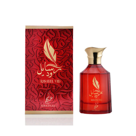 Khadlaj Ladies Rasayel Vid EDP Spray 3.4 oz - Luxurious Fragrance Available Online in Hong Kong & China