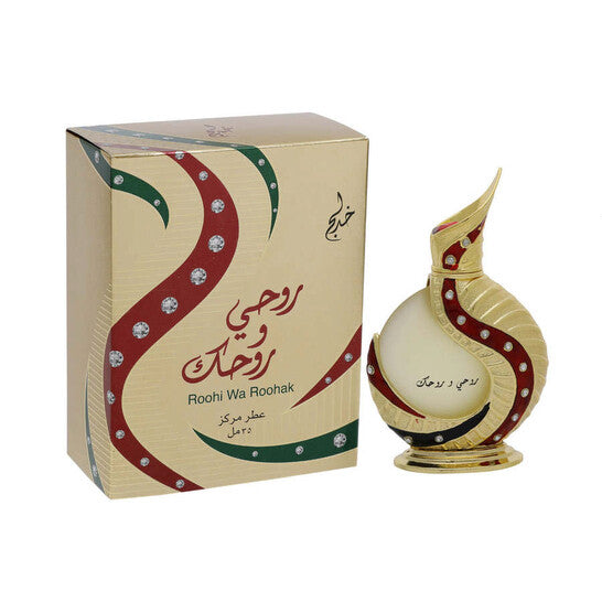 Khadlaj Ladies Roohi Wa Roohak Concentrated Perfume Oil 1.18 oz - Luxurious Fragrance Available Online in Hong Kong & China