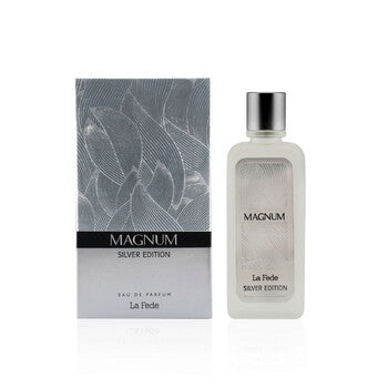 Khadlaj Men's La Fede Magnum Silver Edition EDP Spray 3.4 oz Fragrances (Wholesale) - Luxurious Fragrance Available Online in Hong Kong & China