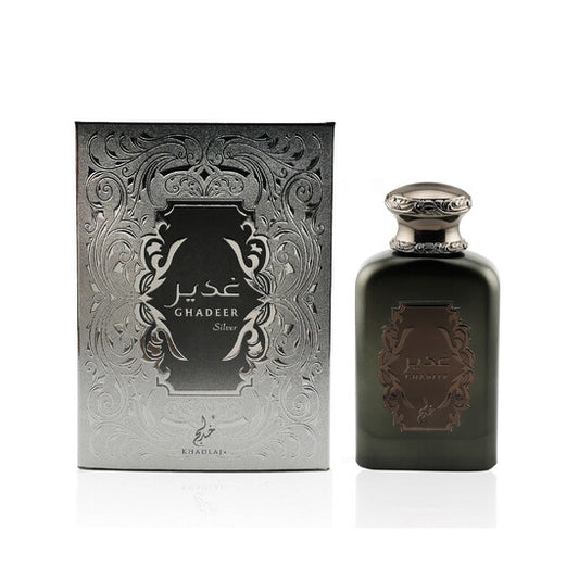 Khadlaj Unisex Ghadeer Silver EDP Spray 3.4 oz - Luxurious Fragrance Available Online in Hong Kong & China