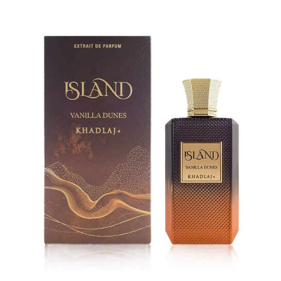 Khadlaj Unisex Island Vanilla Dunes Extrait de Parfum Spray 3.4 oz - Luxurious Fragrance Available Online in Hong Kong & China