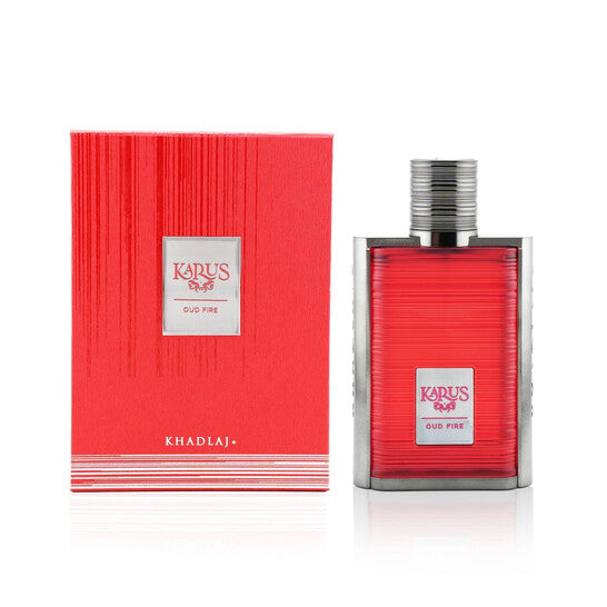 Khadlaj Unisex Karus Oud Fire EDP Spray 3.4 oz Fragrances (Wholesale) - Luxurious Fragrance Available Online in Hong Kong & China