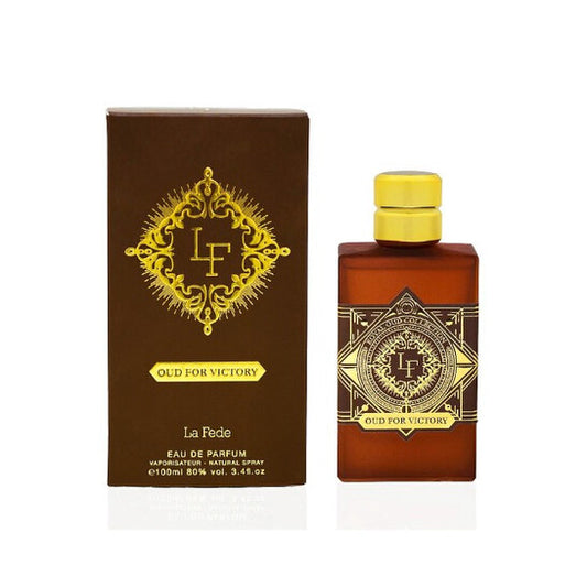 Khadlaj Unisex La Fede Oud For Victory EDP Spray 3.4 oz - Luxurious Fragrance Available Online in Hong Kong & China