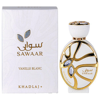 Khadlaj Unisex Sawaar Vanille Blanc Extrait de Parfum Spray 3.4 oz Fragrances (Wholesale) - Luxurious Fragrance Available Online in Hong Kong & China