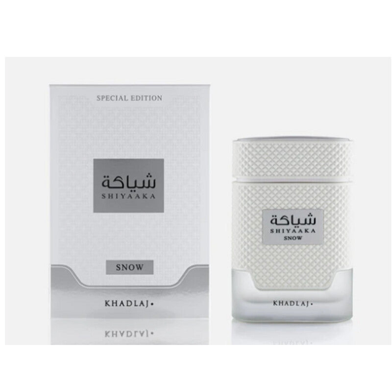 Khadlaj Unisex Shiyaaka Snow EDP Spray 3.4 oz Fragrances (Wholesale) - Luxurious Fragrance Available Online in Hong Kong & China