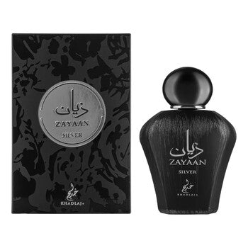 Khadlaj Unisex Zayaan Silver EDP Spray 3.4 oz Fragrances (Wholesale) - Luxurious Fragrance Available Online in Hong Kong & China