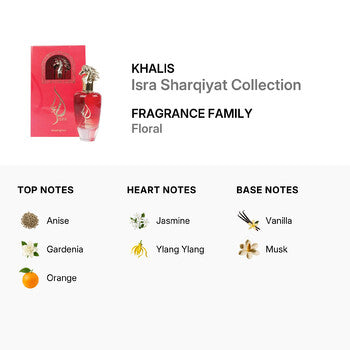 Khalis Ladies Isra Sharqiyat Collection EDP Spray 3.4 oz (Wholesale) - Luxurious Fragrance Available Online in Hong Kong & China
