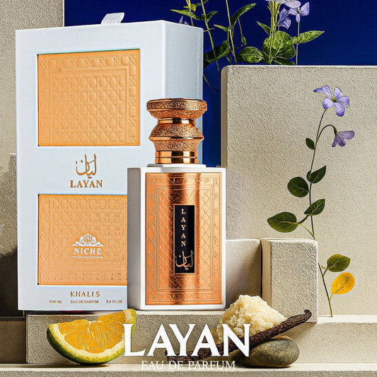 Khalis Ladies Layan Niche Collection EDP Spray 3.4 oz Fragrances (Wholesale) - Luxurious Fragrance Available Online in Hong Kong & China