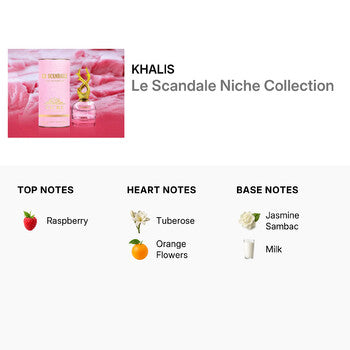 Khalis Ladies Le Scandale Niche Collection EDP Spray 3.4 oz (Wholesale) - Luxurious Fragrance Available Online in Hong Kong & China