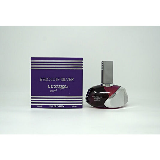 Khalis Ladies Resolute Silver Luxury Collection EDP Spray 3.4 oz - Luxurious Fragrance Available Online in Hong Kong & China