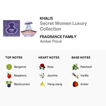 Khalis Ladies Secret Women Luxury Collection EDP Spray 3.4 oz Fragrances (Wholesale) - Luxurious Fragrance Available Online in Hong Kong & China