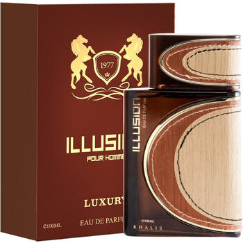 Khalis Men's Illusion Luxury Collection EDP Spray 3.4 oz Fragrances (Wholesale) - Luxurious Fragrance Available Online in Hong Kong & China