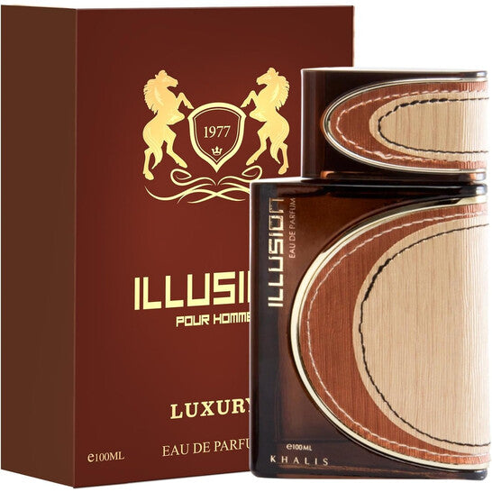 Khalis Men's Illusion Luxury Collection EDP Spray 3.4 oz Fragrances (Wholesale) - Luxurious Fragrance Available Online in Hong Kong & China