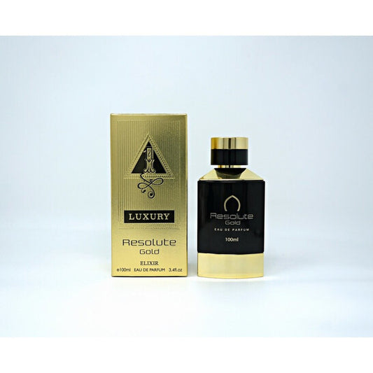 Khalis Men's Resolute Gold Elixir Luxury Collection EDP Spray 3.4 oz - Luxurious Fragrance Available Online in Hong Kong & China