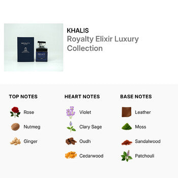Khalis Men's Royalty Elixir Luxury Collection EDP Spray 3.4 oz (Wholesale) - Luxurious Fragrance Available Online in Hong Kong & China