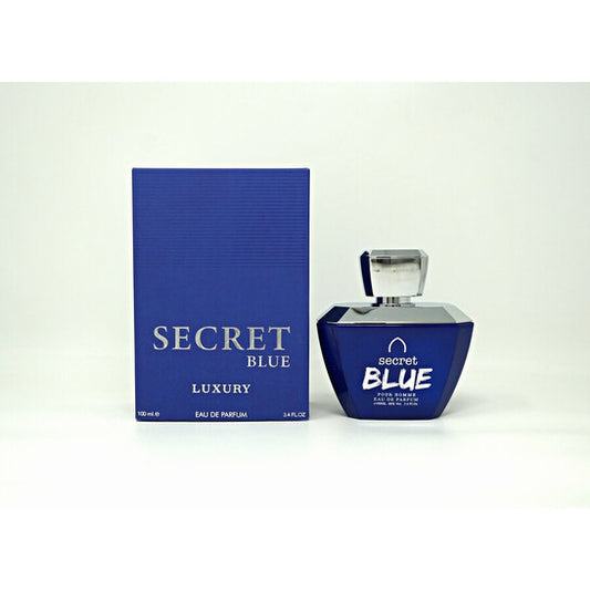 Khalis Men's Secret Blue Luxury Collection EDP Spray 3.4 oz - Luxurious Fragrance Available Online in Hong Kong & China