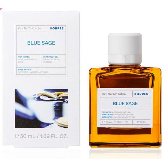 Korres Men's Blue Sage EDT 1.7 oz / 50 ml Fragrances - Luxurious Fragrance Available Online in Hong Kong & China
