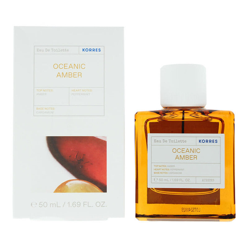 Korres Men's Oceanic Amber EDT Spray 1.7 oz Fragrances - Luxurious Fragrance Available Online in Hong Kong & China