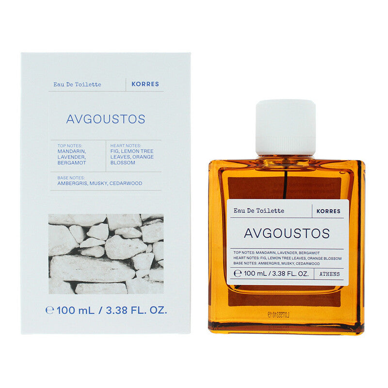 Korres Unisex Avgoustos EDT Spray 3.38 oz Fragrances - Luxurious Fragrance Available Online in Hong Kong & China