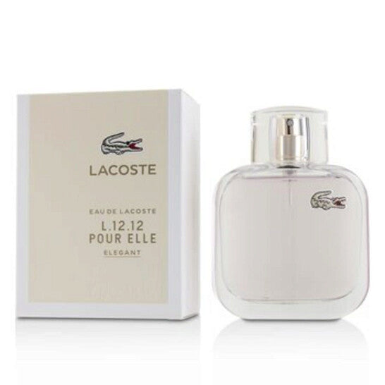 Lacoste L.12.12 Elle Elegant / Lacoste EDT Spray 3.0 oz (90 ml) (w) - Luxurious Fragrance Available Online in Hong Kong & China