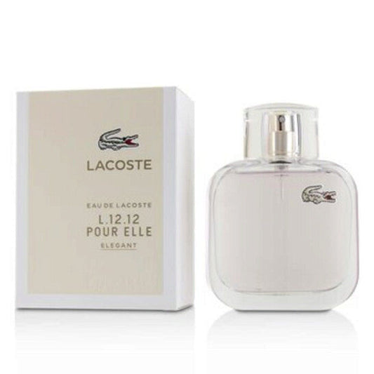Lacoste L.12.12 Elle Elegant / Lacoste EDT Spray 3.0 oz (90 ml) (w) (Wholesale) - Luxurious Fragrance Available Online in Hong Kong & China