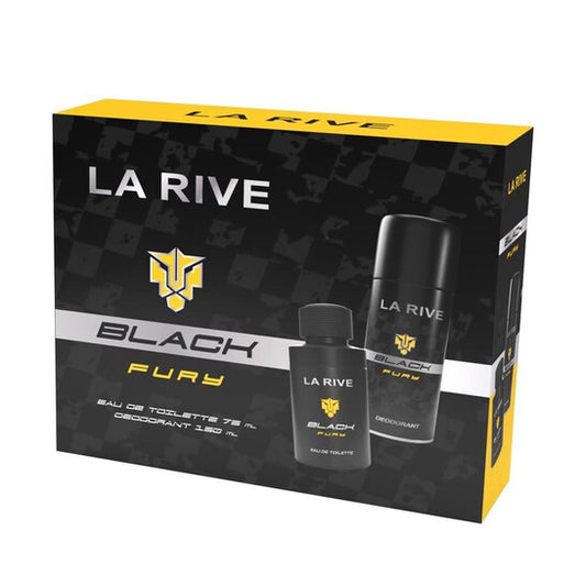La Rive Men's Black Fury Gift Set - Luxurious Fragrance Available Online in Hong Kong & China