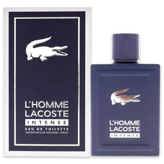 Lacoste L' homme Intense Eau De Toilette 3.4 oz (100 ml) - Luxurious Fragrance Available Online in Hong Kong & China