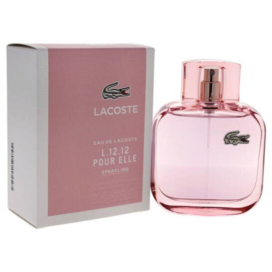 Lacoste Ladies Eau de Lacoste L.12.12 pour Elle Sparkling EDT Spray 3 oz - Luxurious Fragrance Available Online in Hong Kong & China
