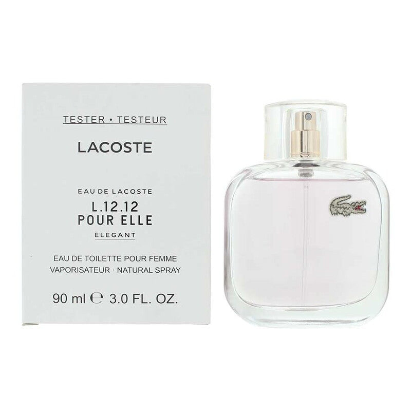 Lacoste Ladies L.12.12 Pour Elle Elegant EDT Spray 3.04 oz (Tester) Fragrances - Luxurious Fragrance Available Online in Hong Kong & China