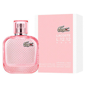 Lacoste Ladies L.12.12 Rose Sparkling EDT Spray 1.7 oz - Luxurious Fragrance Available Online in Hong Kong & China