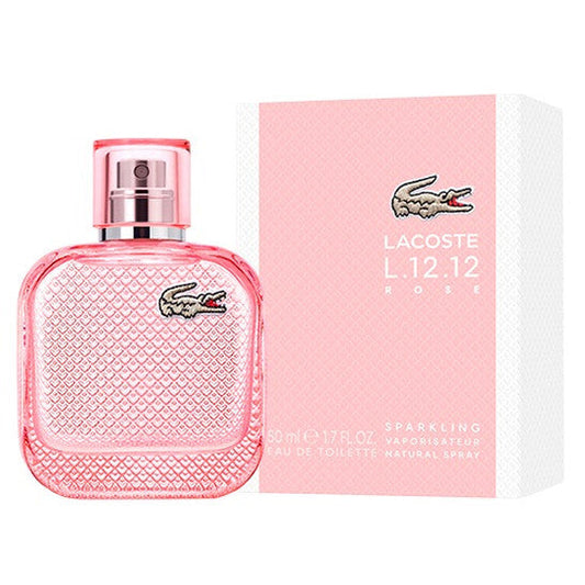 Lacoste Ladies L.12.12 Rose Sparkling EDT Spray 1.7 oz Fragrances (Wholesale) - Luxurious Fragrance Available Online in Hong Kong & China