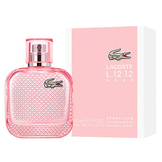 Lacoste Ladies L.12.12 Rose Sparkling EDT Spray 1.7 oz Fragrances - Luxurious Fragrance Available Online in Hong Kong & China