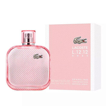 Lacoste Ladies L.12.12 Rose Sparkling EDT Spray 3.3 oz - Luxurious Fragrance Available Online in Hong Kong & China