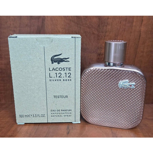 Lacoste Ladies L.12.12 Silver Rose EDP Spray 3.4 oz (Tester) Fragrances (Wholesale) - Luxurious Fragrance Available Online in Hong Kong & China