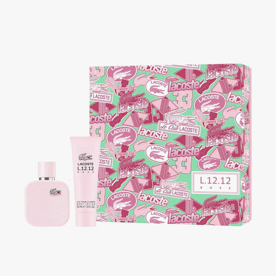 Lacoste Ladies Rose Eau Gift Set Fragrances (Wholesale) - Luxurious Fragrance Available Online in Hong Kong & China