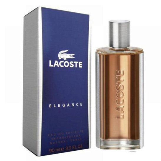 Lacoste Men's Elegance EDT Spray 3 oz Fragrances - Luxurious Fragrance Available Online in Hong Kong & China