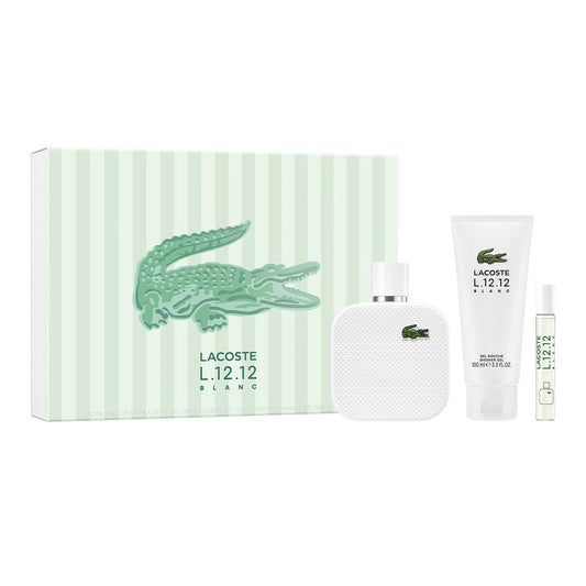 Lacoste Men's L.12.12 Blanc Gift Set Fragrances - Luxurious Fragrance Available Online in Hong Kong & China