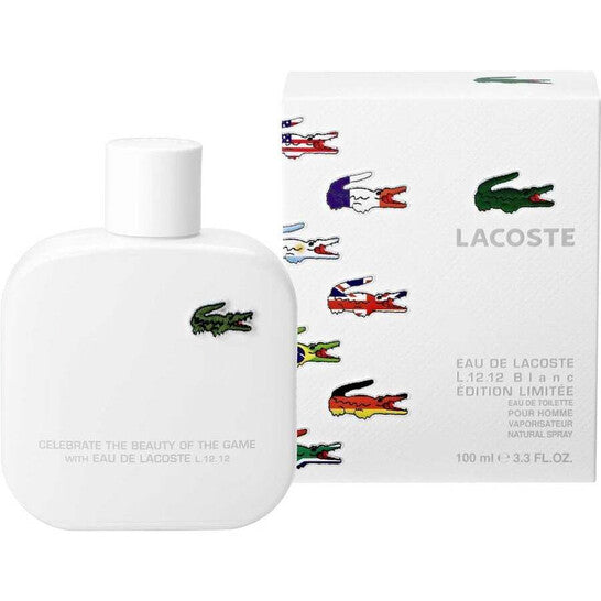 Lacoste Men's L.12.12 Blanc Edition Limited EDT Spray 3.3 oz Fragrances (Wholesale) - Luxurious Fragrance Available Online in Hong Kong & China