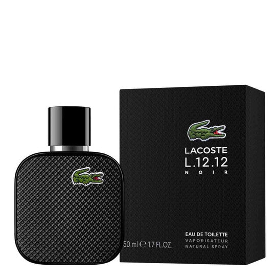 Lacoste Men's L.12.12 Noir EDT Spray 1.7 oz Fragrances - Luxurious Fragrance Available Online in Hong Kong & China