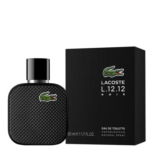 Lacoste Men's L.12.12 Noir EDT Spray 1.7 oz Fragrances - Luxurious Fragrance Available Online in Hong Kong & China