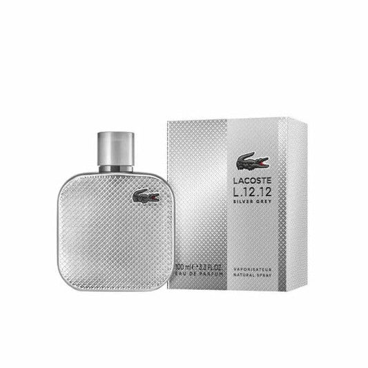 Lacoste Men's L.12.12 Silver Grey EDP Spray 3.4 oz Fragrances (Wholesale) - Luxurious Fragrance Available Online in Hong Kong & China
