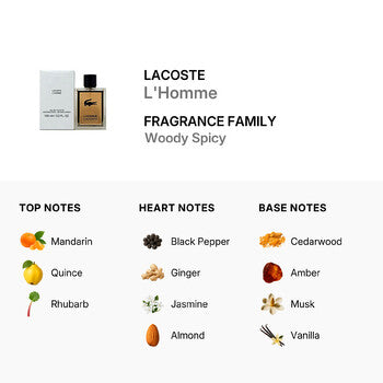 Lacoste Men's L'Homme EDT Spray 3.4 oz (Tester) - Luxurious Fragrance Available Online in Hong Kong & China
