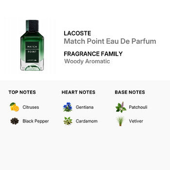Lacoste Men's Match Point Eau De Parfum EDP 3.4 oz (Tester) (Wholesale) - Luxurious Fragrance Available Online in Hong Kong & China