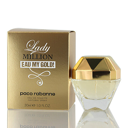 Paco Rabanne Lady Million EAU My Gold / Paco Rabanne EDT Spray 1.0 oz (30 ml) (w) - Luxurious Fragrance Available Online in Hong Kong & China