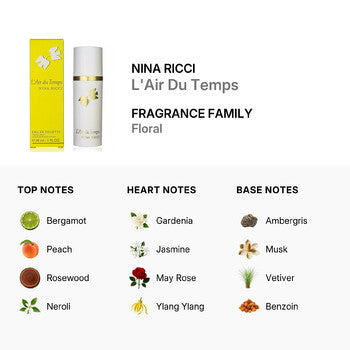 Nina Ricci Lair du Temps by Nina Ricci for Women - 1 oz EDT Spray (Wholesale) - Luxurious Fragrance Available Online in Hong Kong & China