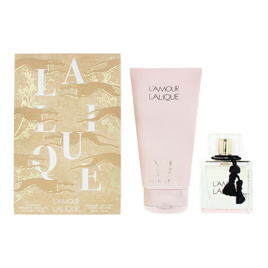 Lalique Ladies L'Amour Gift Set Fragrances - Luxurious Fragrance Available Online in Hong Kong & China