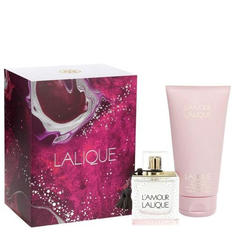 Lalique Ladies L'Amour Gift Set Fragrances - Luxurious Fragrance Available Online in Hong Kong & China