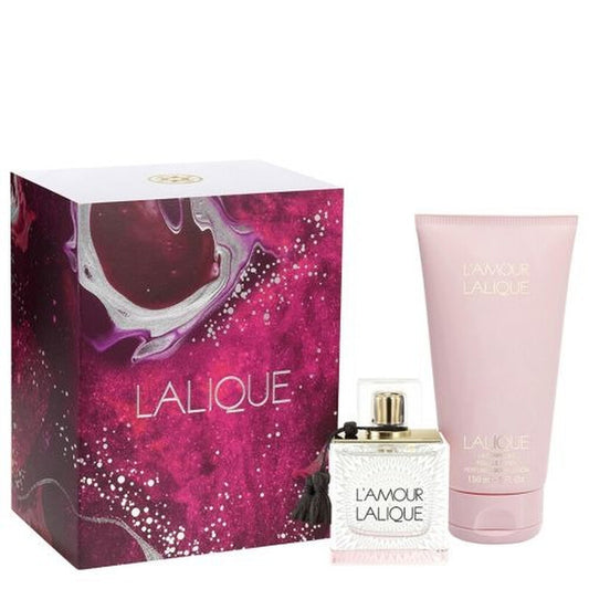 Lalique Ladies L'Amour Gift Set Fragrances - Luxurious Fragrance Available Online in Hong Kong & China