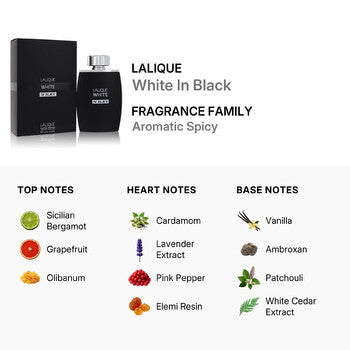 Lalique Men's White In Black EDP Spray 4.2 oz (Wholesale) - Luxurious Fragrance Available Online in Hong Kong & China